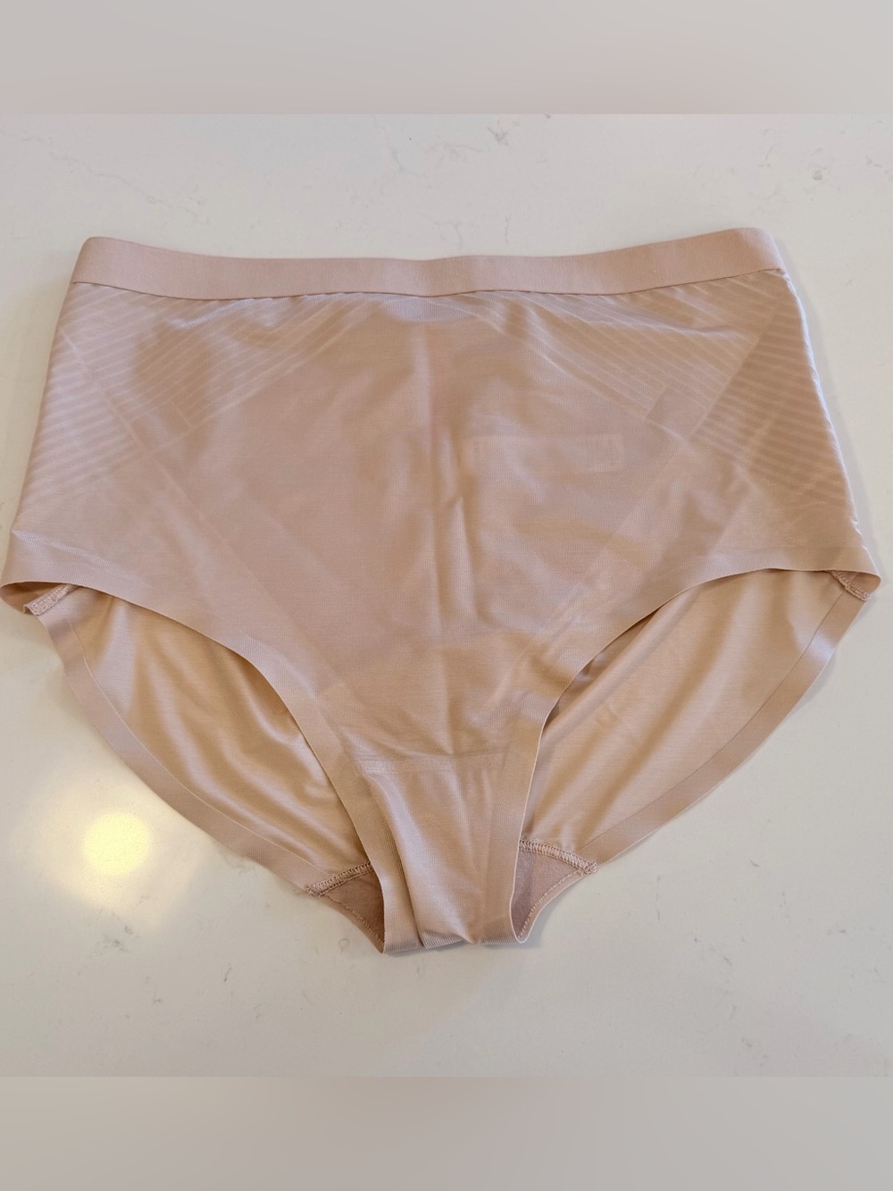 SPANX Beige High-Waist Seamless Shaping Briefs